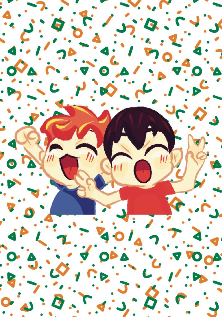"Hinata and Kageyama" Photo Card