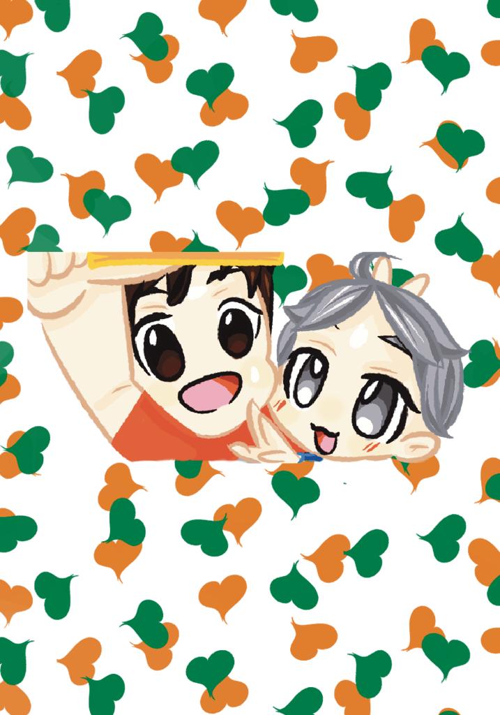 "Tanaka and Nishinoya" Photo Card