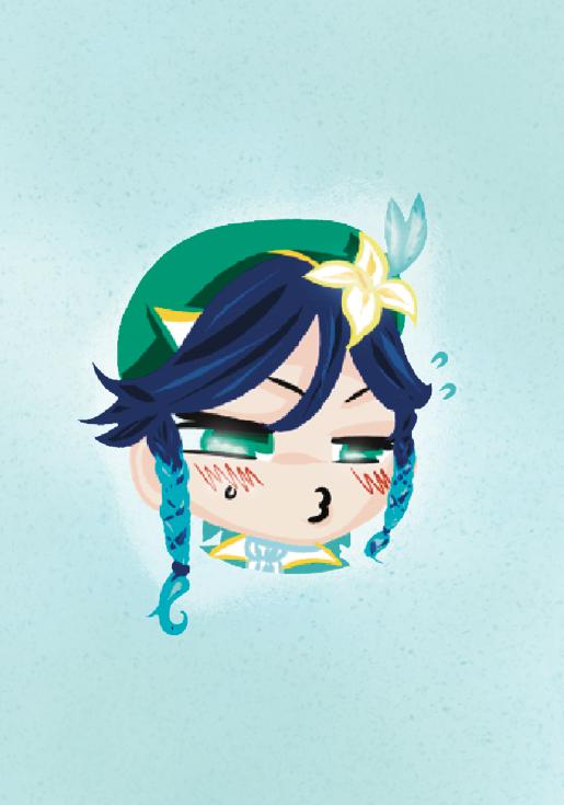 "Tone-deaf Bard (Barbatos)" Photo Card