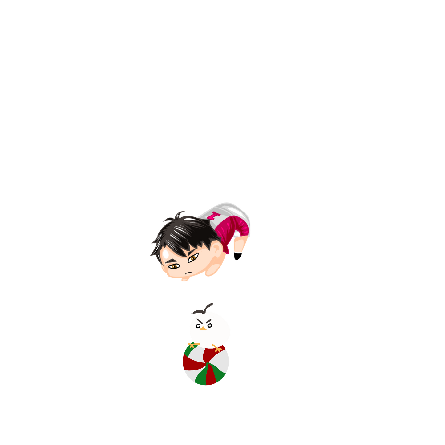 "Wakatoshi Ushijima" Keychain and Charm