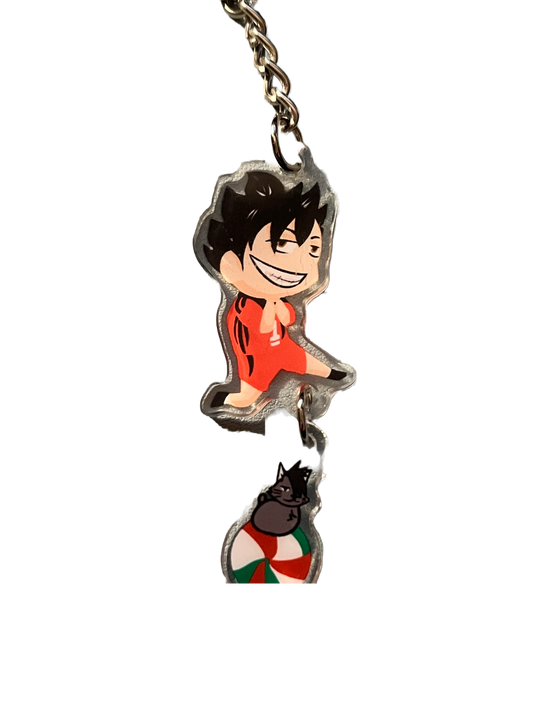 "Tetsuro Kuroo" Keychain and Charm