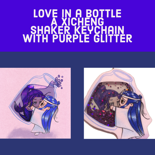 “Bottle of Love” keychain